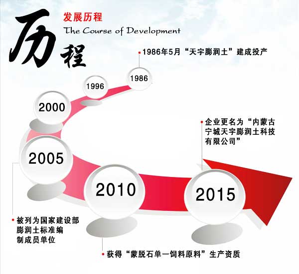 寧城天宇膨潤土科技公司發展歷程